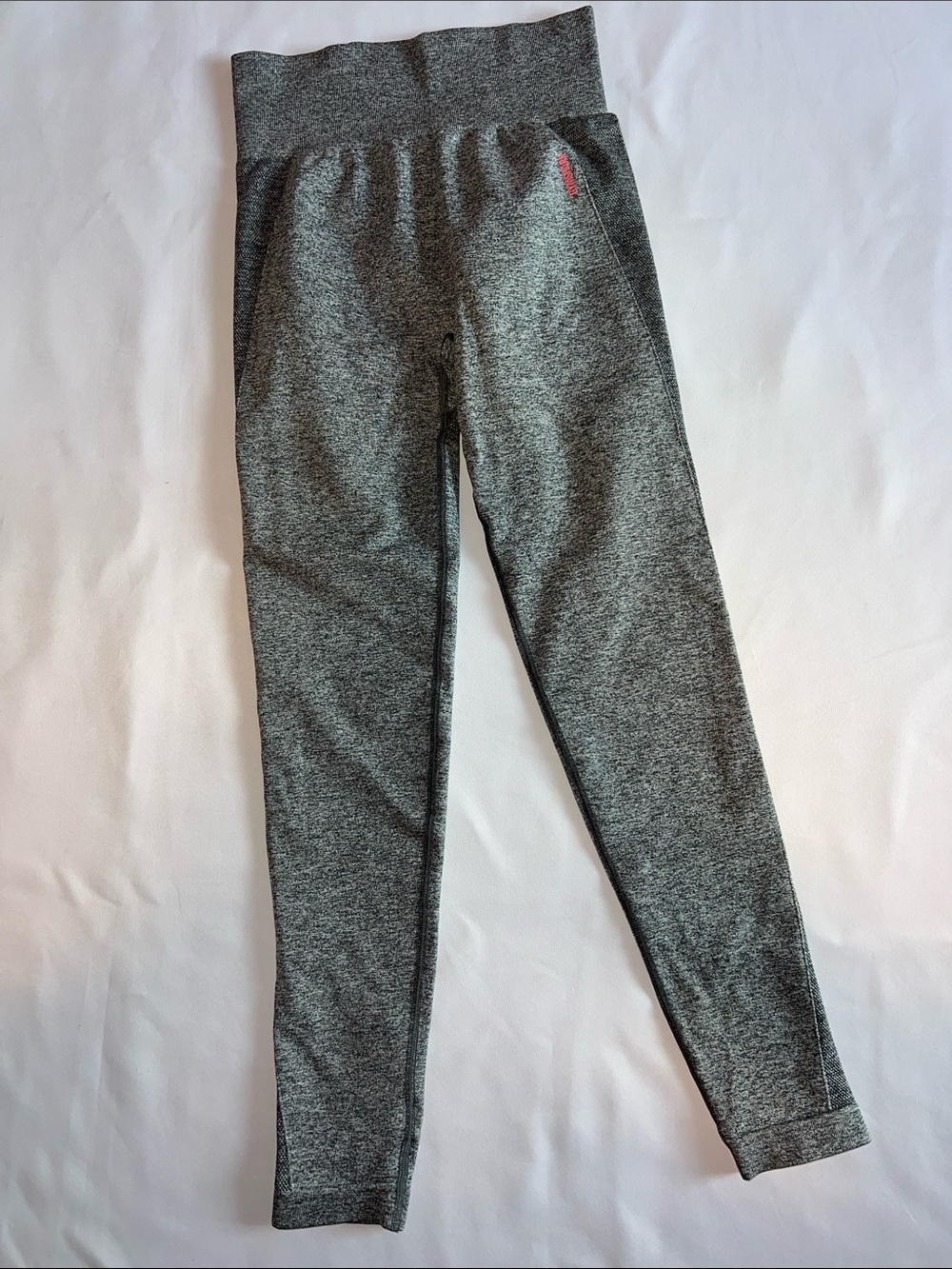 Gymshark Gray Heather High-Waist Active Leggings Womens Med Like New